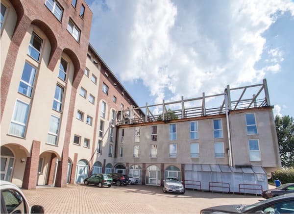 ampliamento in legno clinica borghi palestra riabilitativa