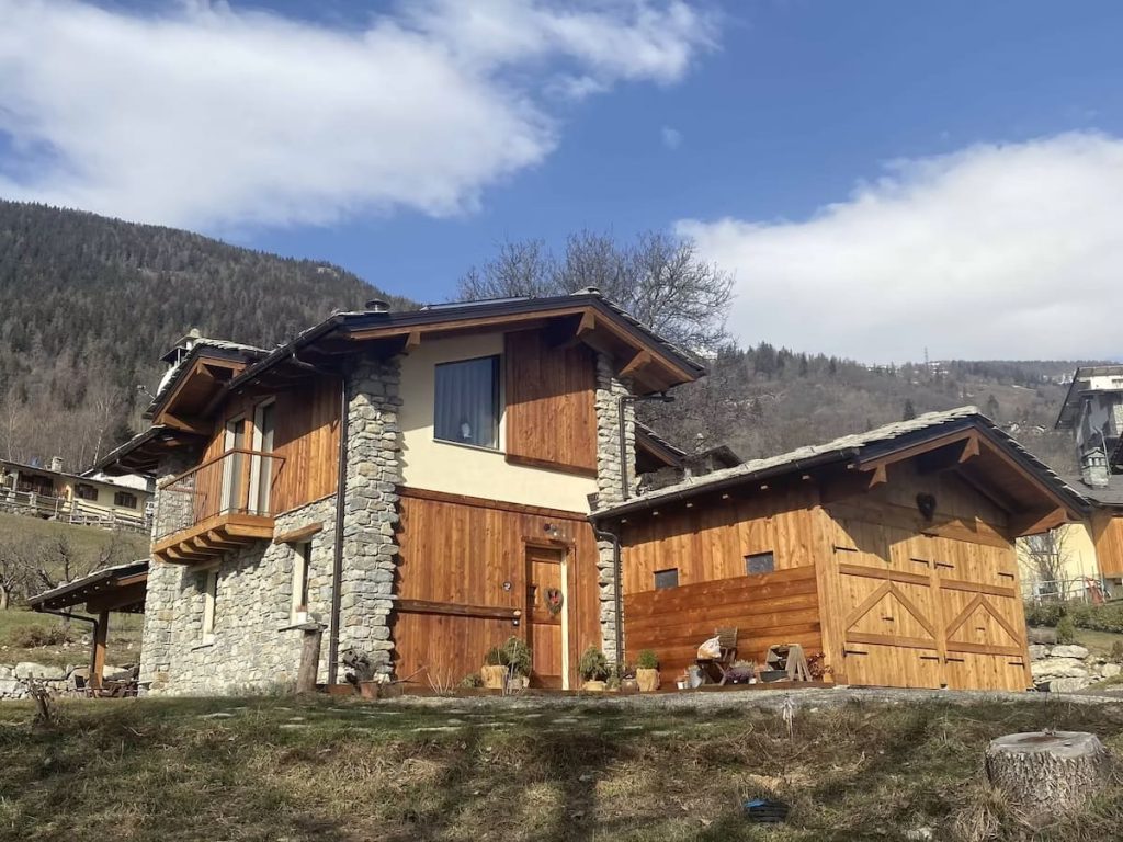 casa in legno bioedilizia valle d'aosta grezzo avanzato