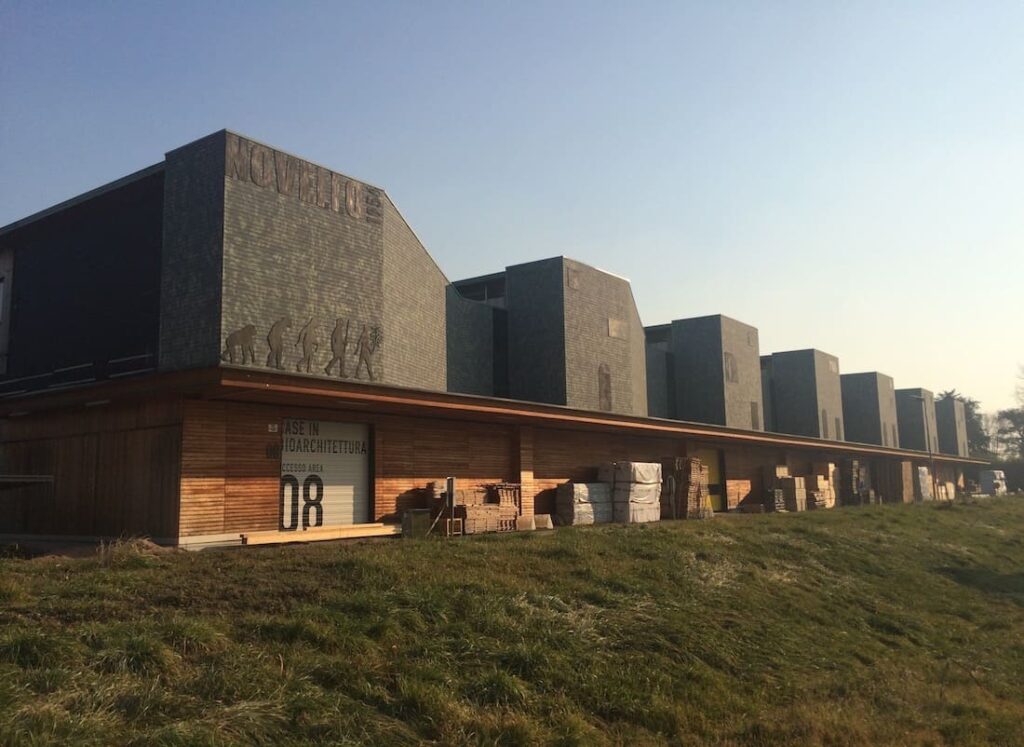 capannone prefabbricato in legno sede novellocase
