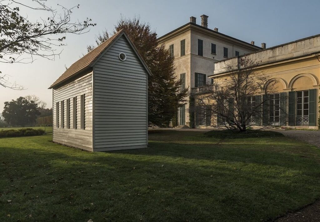 installazione in legno villa panza novellocase