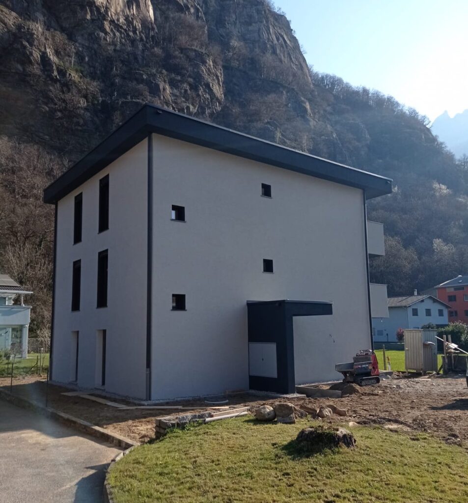 case in legno ticino palazzina bioedilizia pollegio