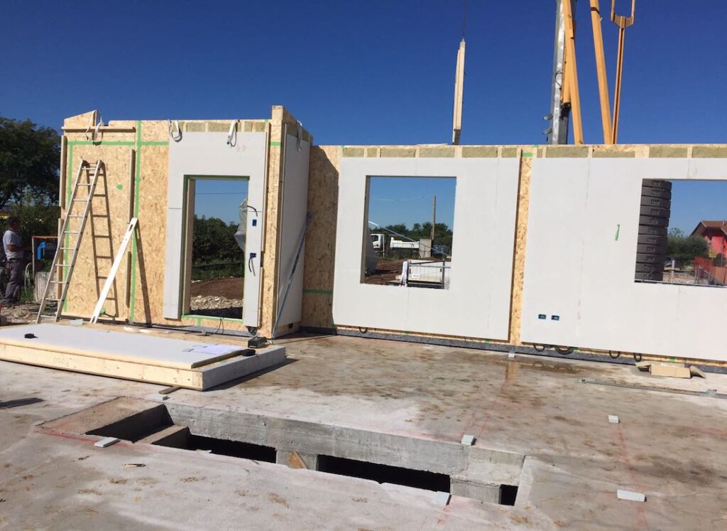 nuovo cantiere casa in legno verona