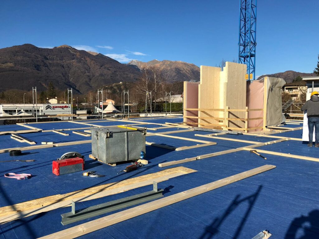 costruzione appartamenti in legno canton ticino cureglia