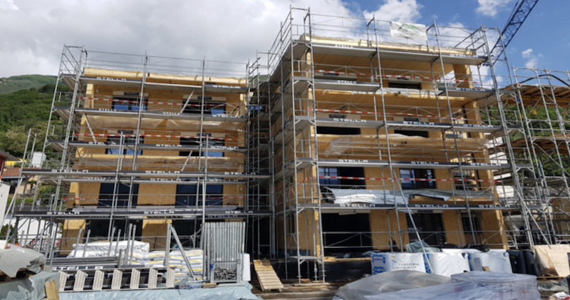 bioedilizia in legno canton ticino costruzione cantiere