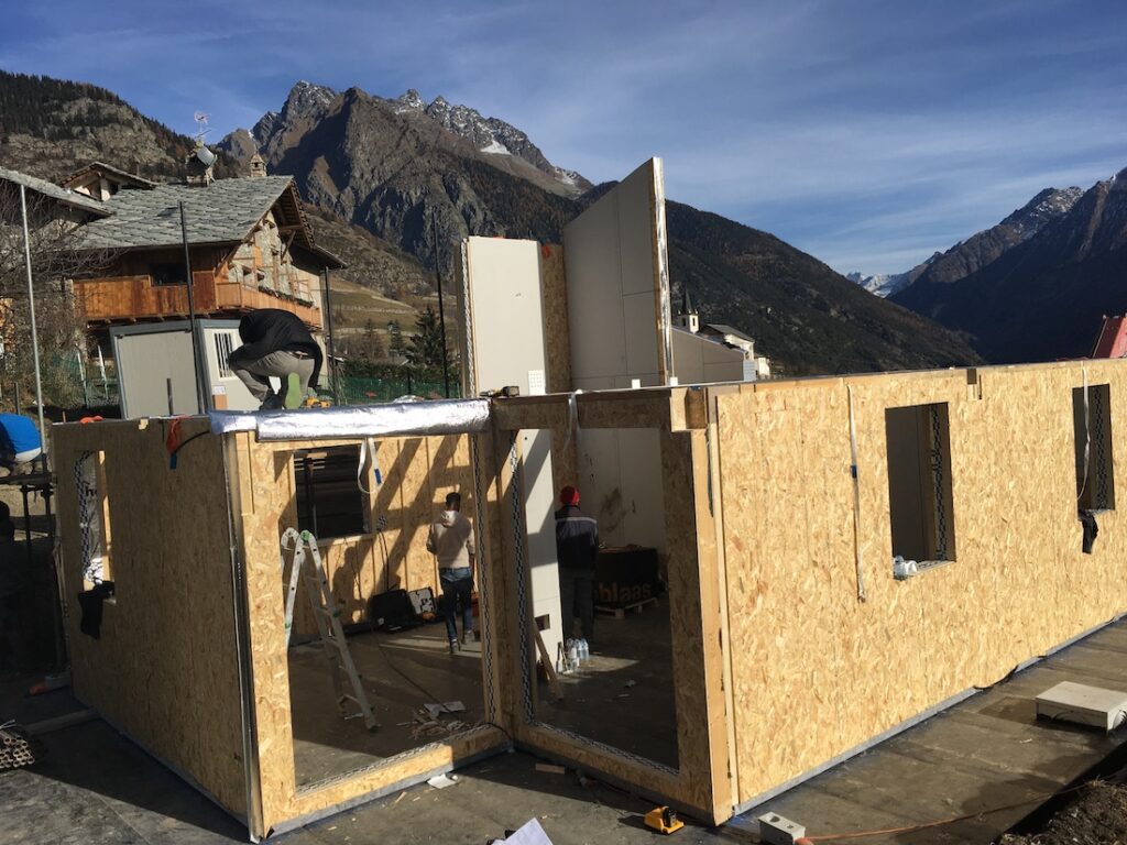costruzione casa in legno valle d aosta doues