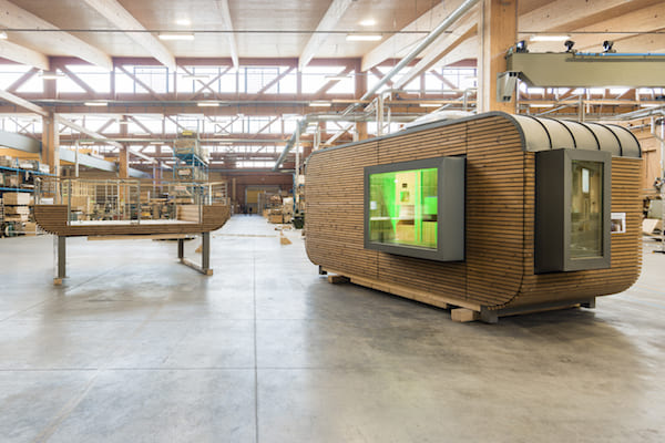 treehouse modulo sauna in legno spa wellness
