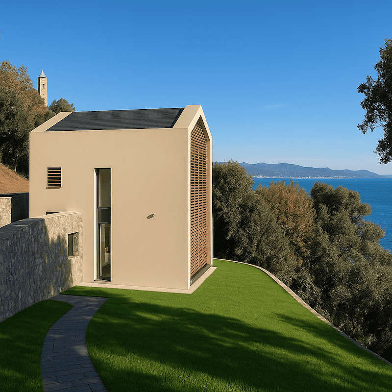 rivestimento facciata listelli legno