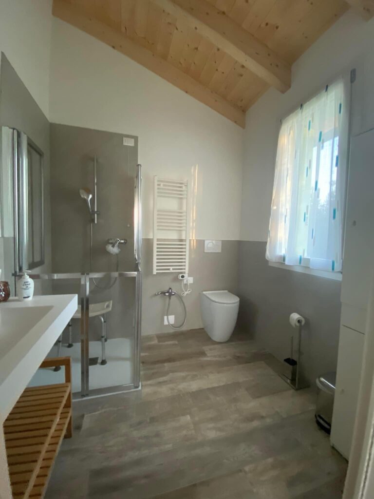 villa in bioedilizia a rescaldina bagni