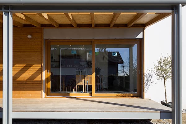 casa a telaio prefabbricata in legno