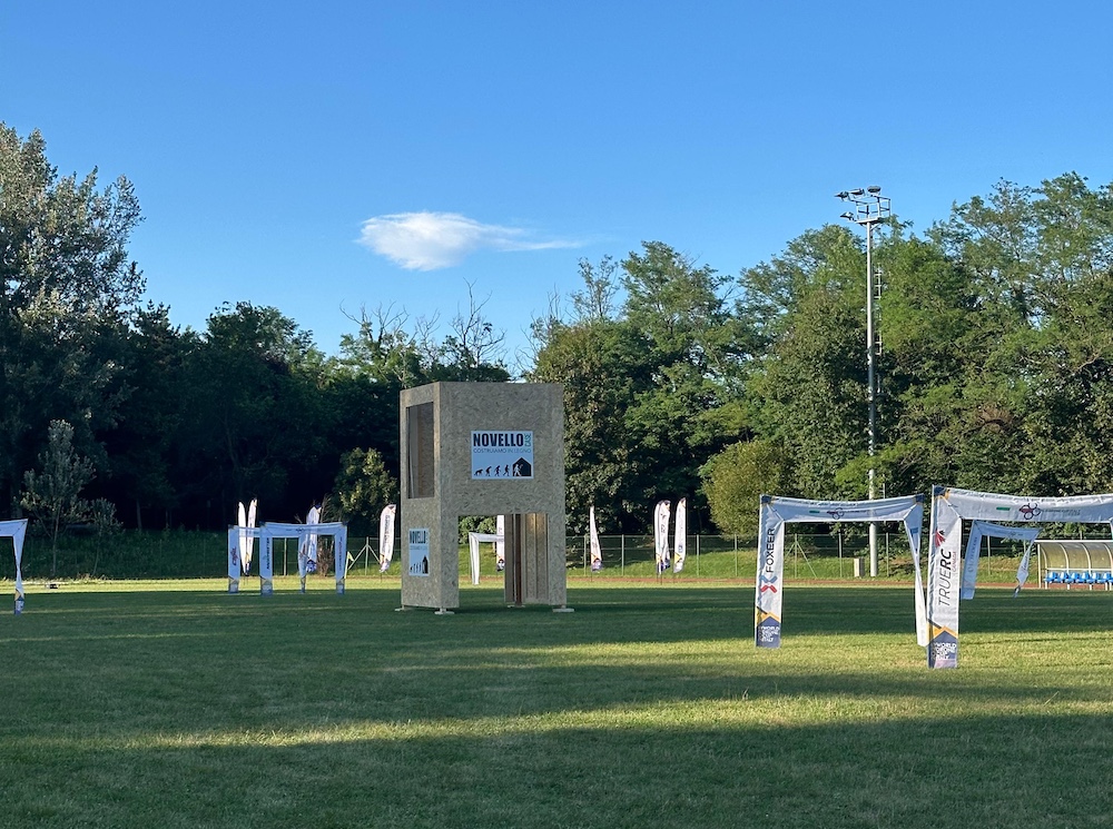 torre in legno gara mondiale di droni albizzate