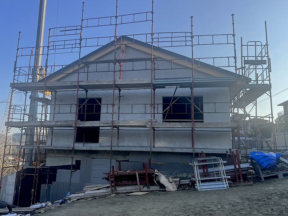 villa in legno a torino rivalba cappotto intonacato
