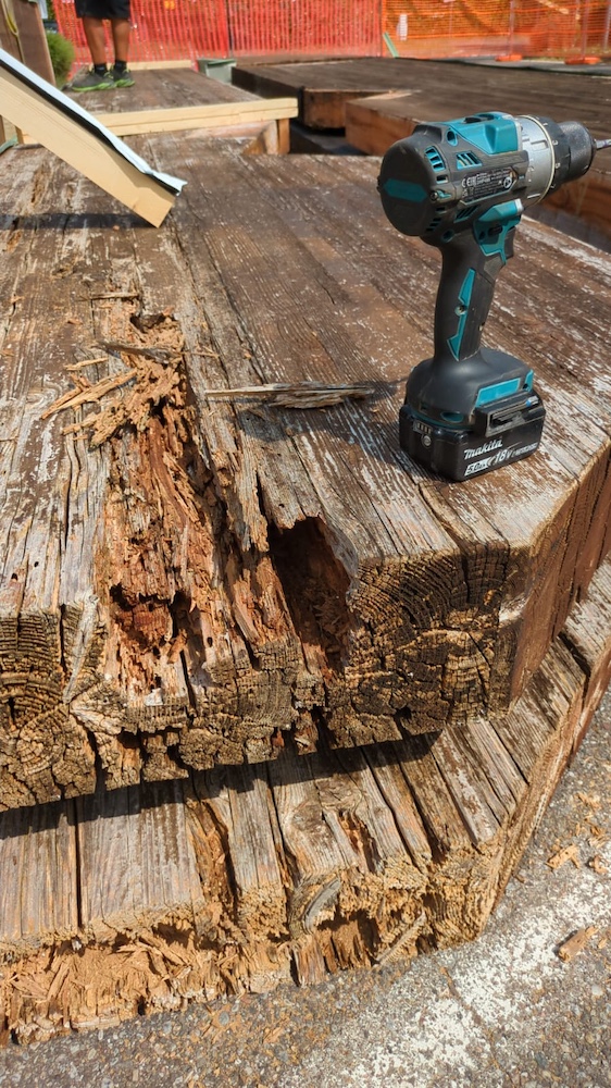 travi in legno ammalorate piscina tradate novellocase