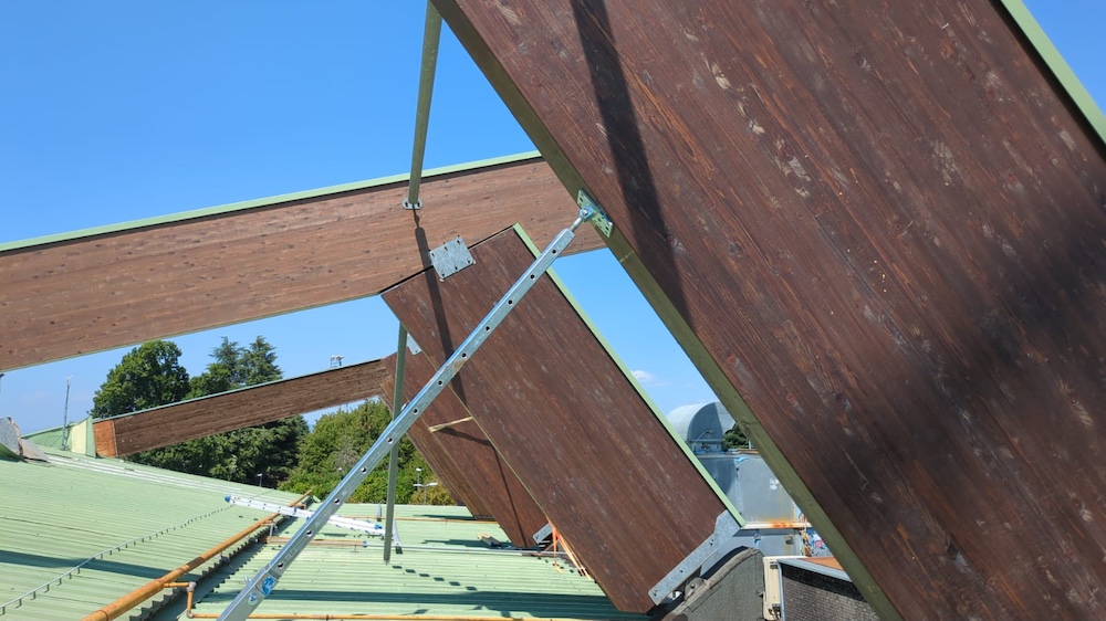 travi in legno piscina tradate nuove alta qualità
